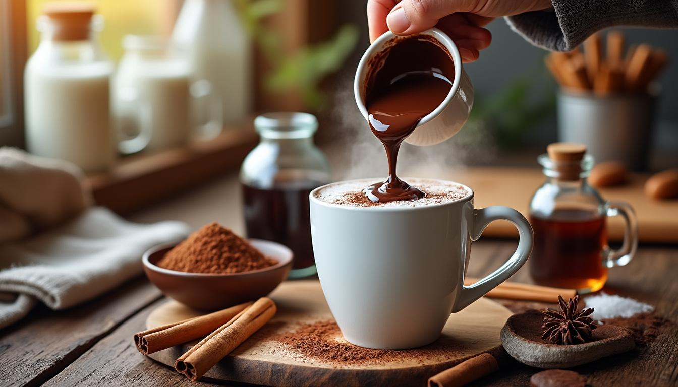 découvrez nos astuces simples pour préparer un chocolat chaud onctueux et réconfortant à la maison, parfait pour les journées froides.