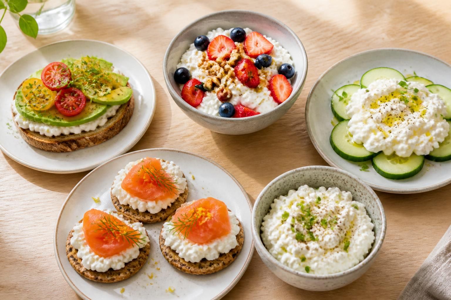 découvrez 5 recettes simples et savoureuses pour sublimer le cottage cheese, ce fromage frais léger et délicieux, idéal pour des repas sains et gourmands.