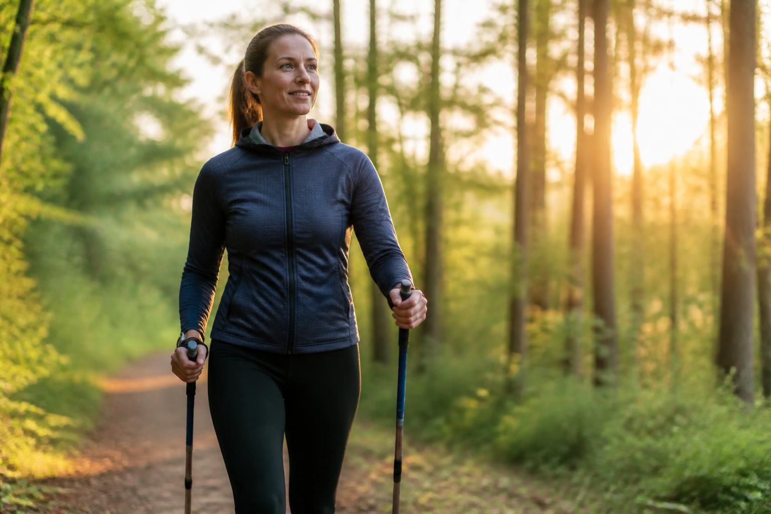 découvrez les bienfaits quotidiens de la marche nordique pour renforcer votre corps et apaiser votre esprit grâce à cette activité pleine de vitalité.