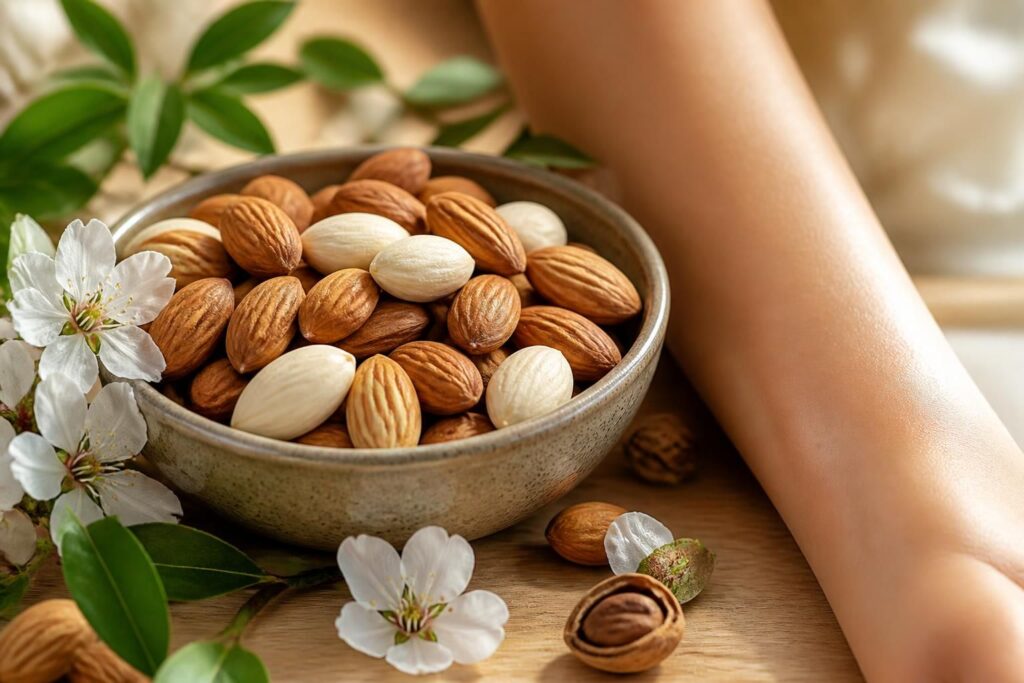 découvrez les bienfaits méconnus des amandes pour votre santé et votre peau. apprenez comment ces petits fruits secs peuvent améliorer votre bien-être au quotidien.