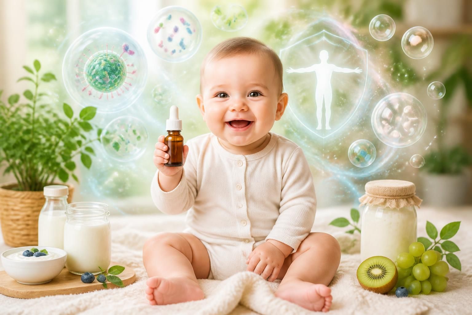 découvrez comment les probiotiques peuvent soutenir le développement du système immunitaire de votre bébé, en favorisant une meilleure santé dès les premiers mois.