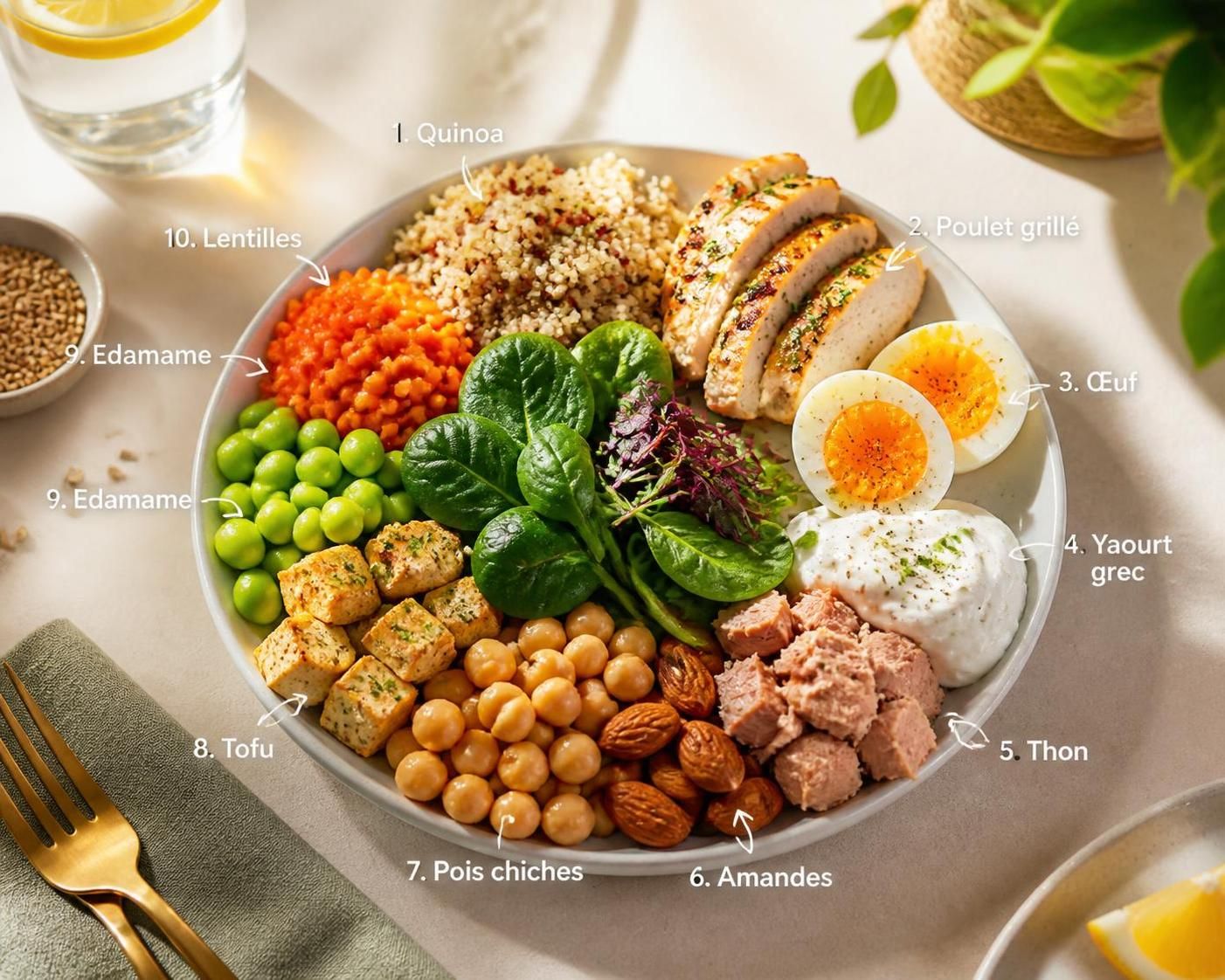 découvrez les 10 aliments les plus riches en protéines pour augmenter votre énergie au quotidien et améliorer votre santé grâce à une alimentation équilibrée.