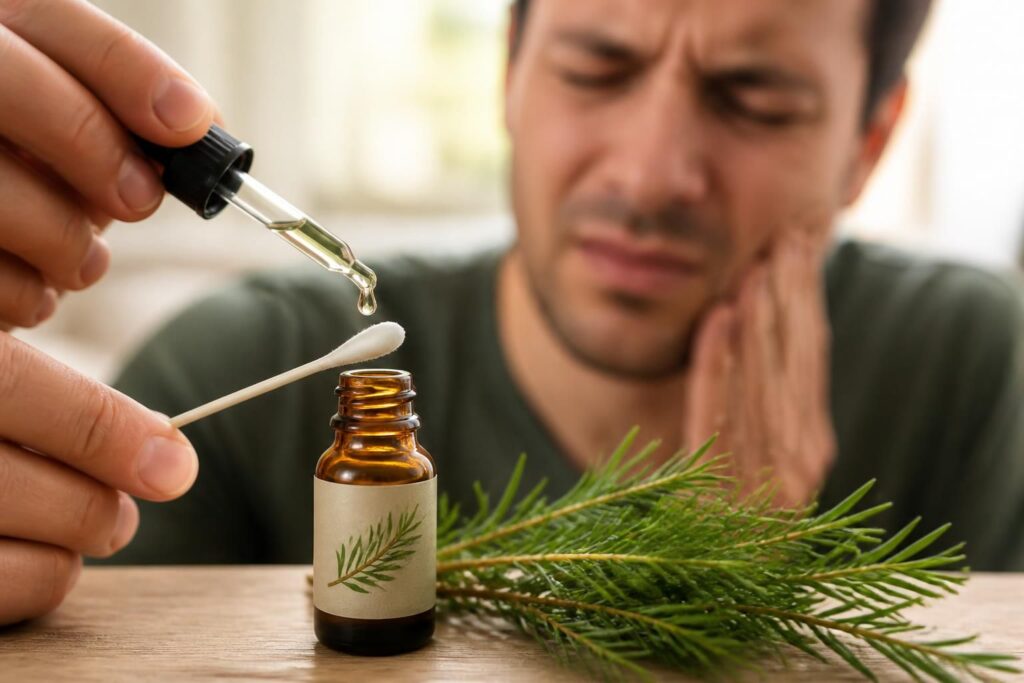 découvrez si l'huile essentielle de tea tree est un remède naturel efficace contre le mal de dent et comment l'utiliser en toute sécurité.