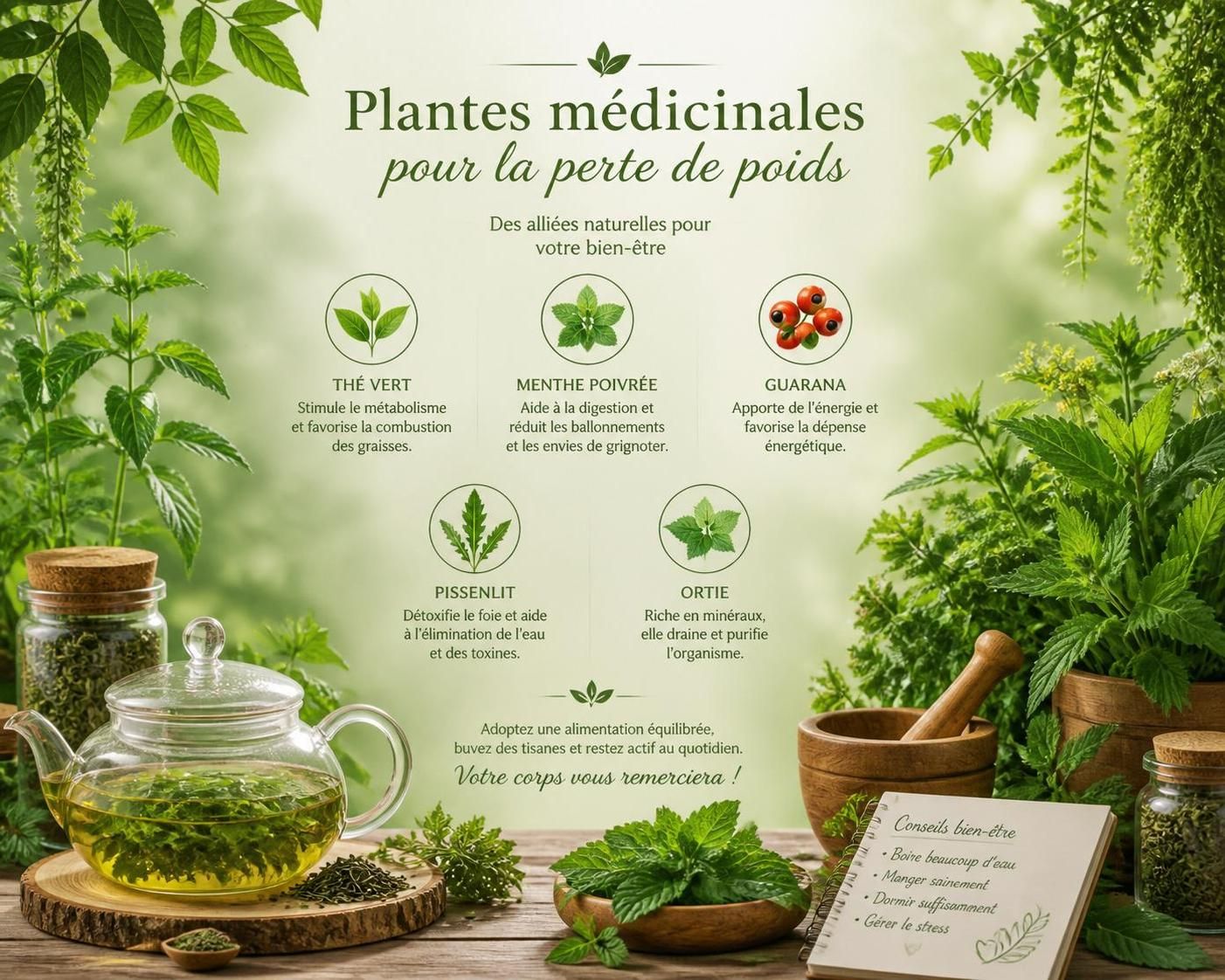 découvrez quelles plantes utiliser en phytothérapie pour perdre du poids efficacement et durablement, et adoptez des solutions naturelles adaptées à vos besoins.