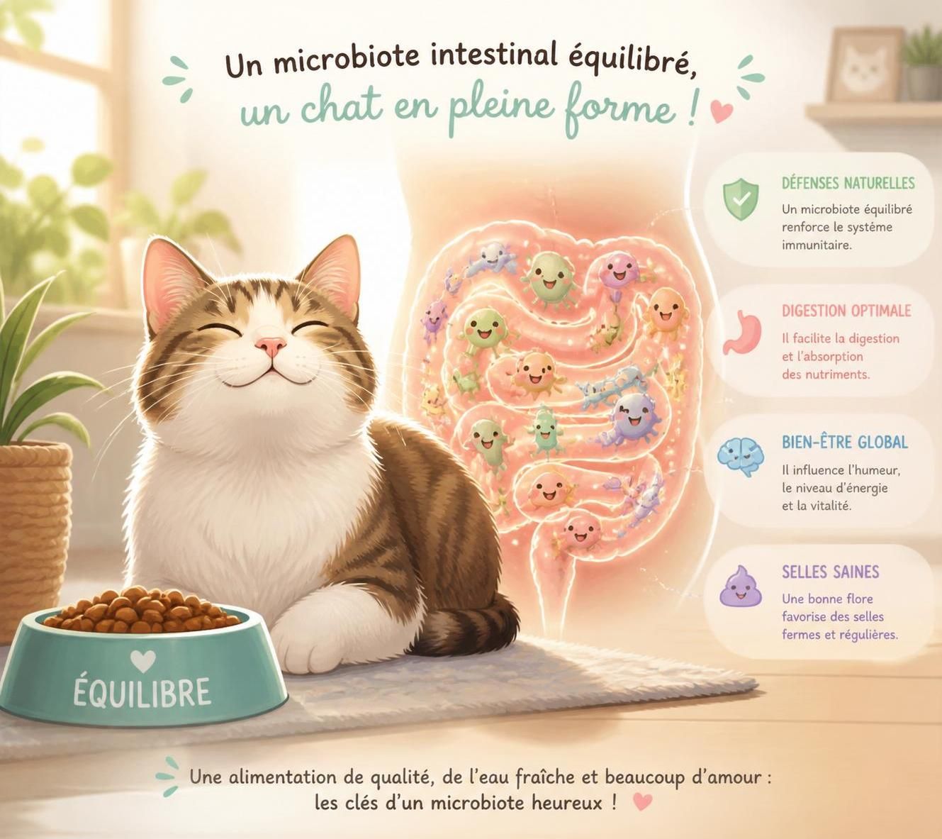 découvrez les bienfaits des probiotiques pour la digestion de votre chat et comment ils peuvent améliorer sa santé intestinale et son bien-être général.