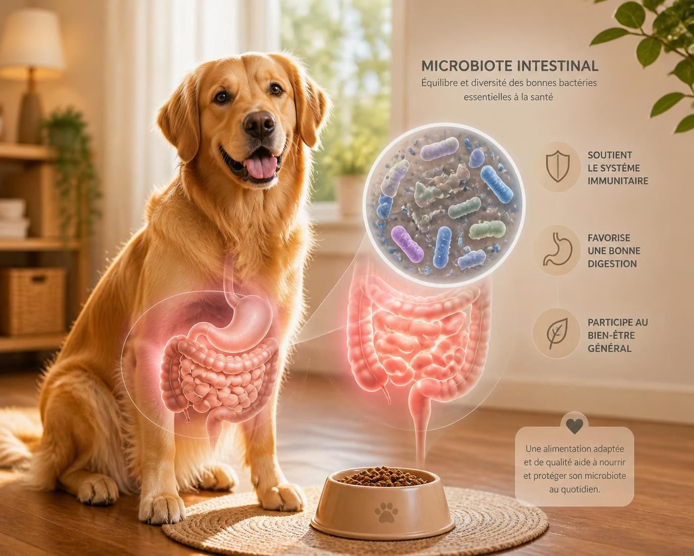 découvrez les bienfaits des probiotiques pour la digestion de votre chien et améliorez le bien-être de votre compagnon grâce à ces compléments naturels.