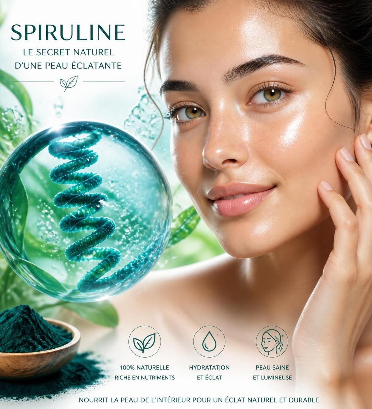 découvrez comment la spiruline peut sublimer votre peau grâce à ses bienfaits naturels pour une beauté éclatante et un teint radiant au quotidien.