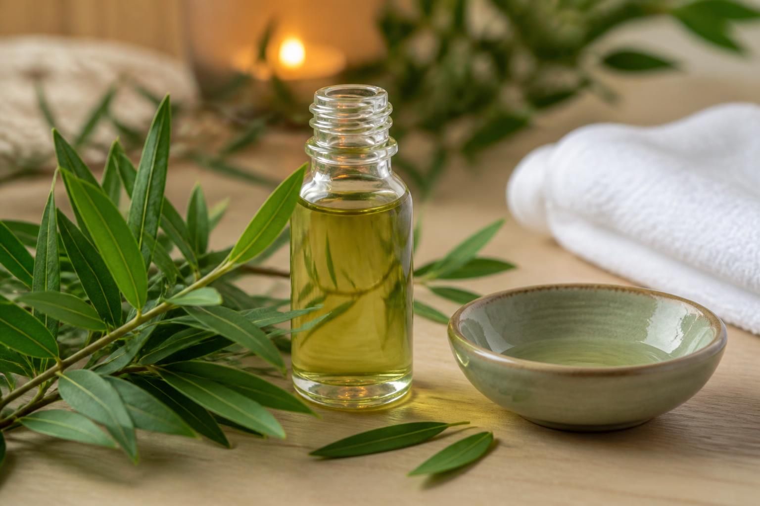 découvrez les bienfaits de l'huile essentielle de tea tree pour votre peau et votre bien-être. propriétés antibactériennes, cicatrisantes et apaisantes pour une routine naturelle efficace.