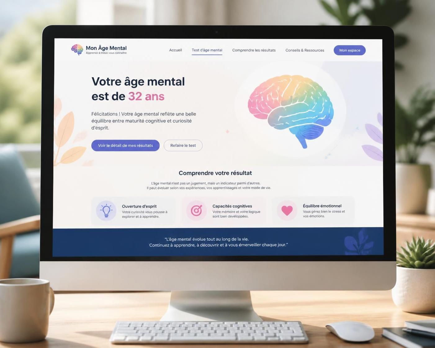 découvrez ce que le test en ligne arealme d’âge mental révèle réellement sur votre cerveau et ce que cela signifie pour votre cognition et votre personnalité.