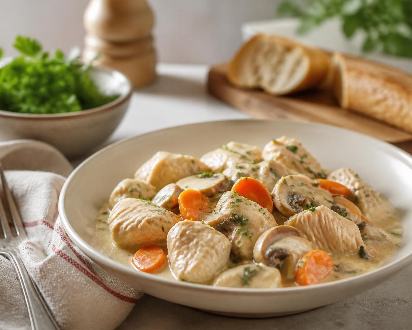 découvrez la recette légère de la blanquette de dinde, un plat savoureux qui combine plaisir gustatif et bien-être pour des repas équilibrés et gourmands.