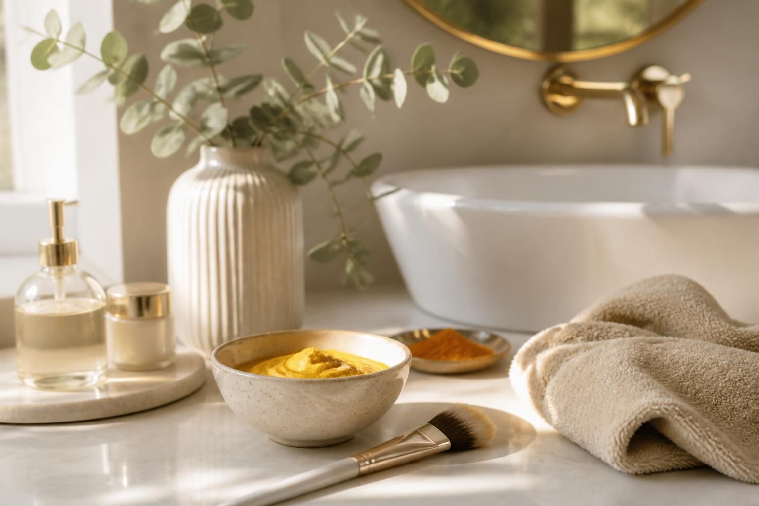 découvrez les bienfaits du curcuma pour le visage et apprenez comment il peut sublimer votre peau en lui apportant éclat, douceur et santé naturellement.