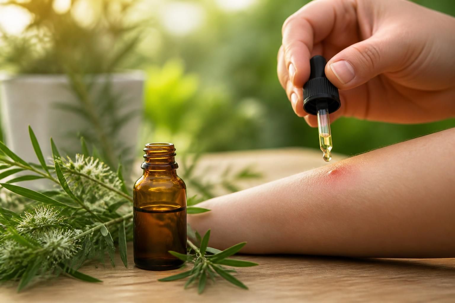 découvrez les bienfaits de l'huile essentielle de tea tree, un remède naturel efficace pour soulager rapidement les piqûres d'insectes et apaiser les irritations.