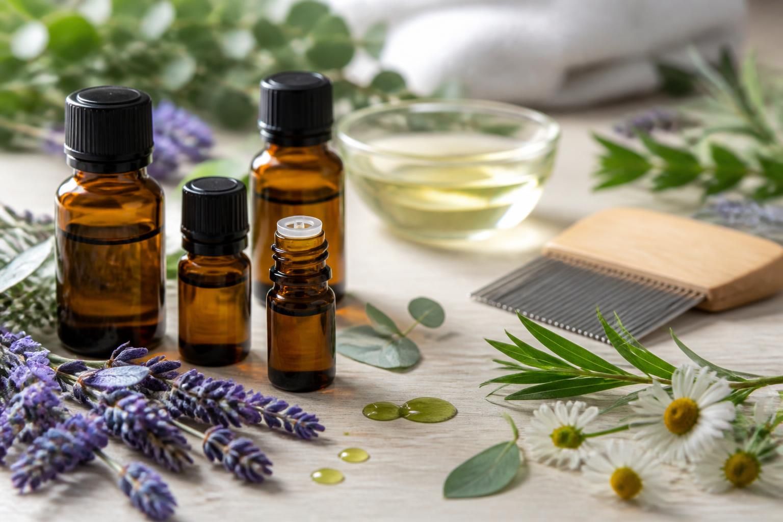 découvrez quelles huiles essentielles choisir pour un traitement naturel et efficace contre les poux, afin de protéger vos cheveux sans utiliser de produits chimiques.