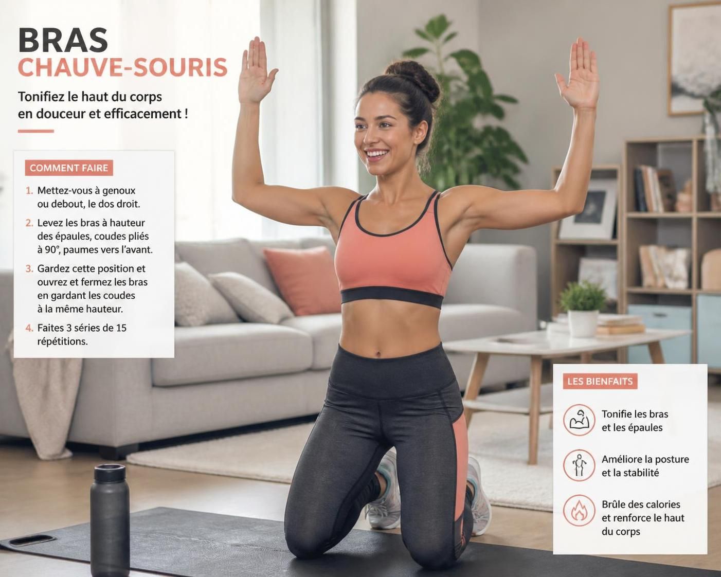 découvrez les exercices bras chauve-souris pour tonifier vos épaules efficacement grâce à ce mouvement surprenant et facile à réaliser.