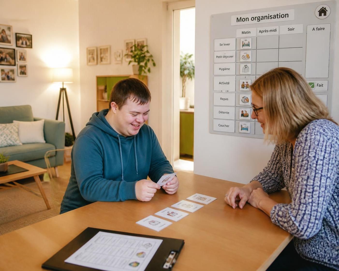 découvrez les différents soutiens et accompagnements pour favoriser l'autonomie au quotidien des personnes avec un handicap mental.