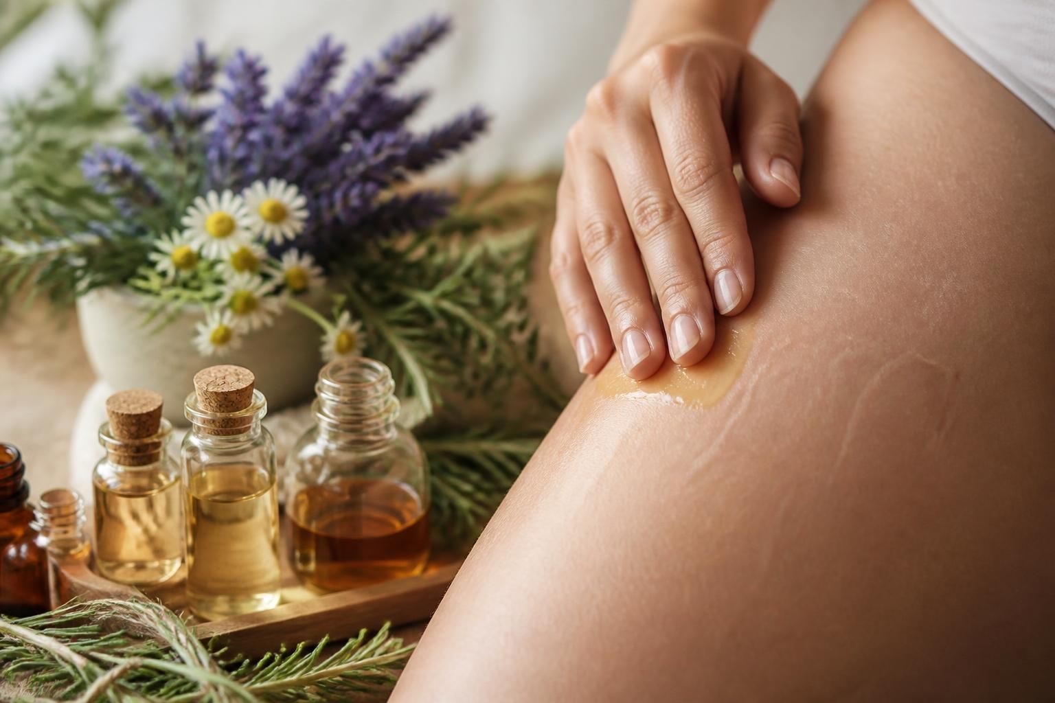 découvrez comment les huiles essentielles peuvent aider à atténuer les vergetures grâce à des solutions naturelles efficaces et douces pour votre peau.