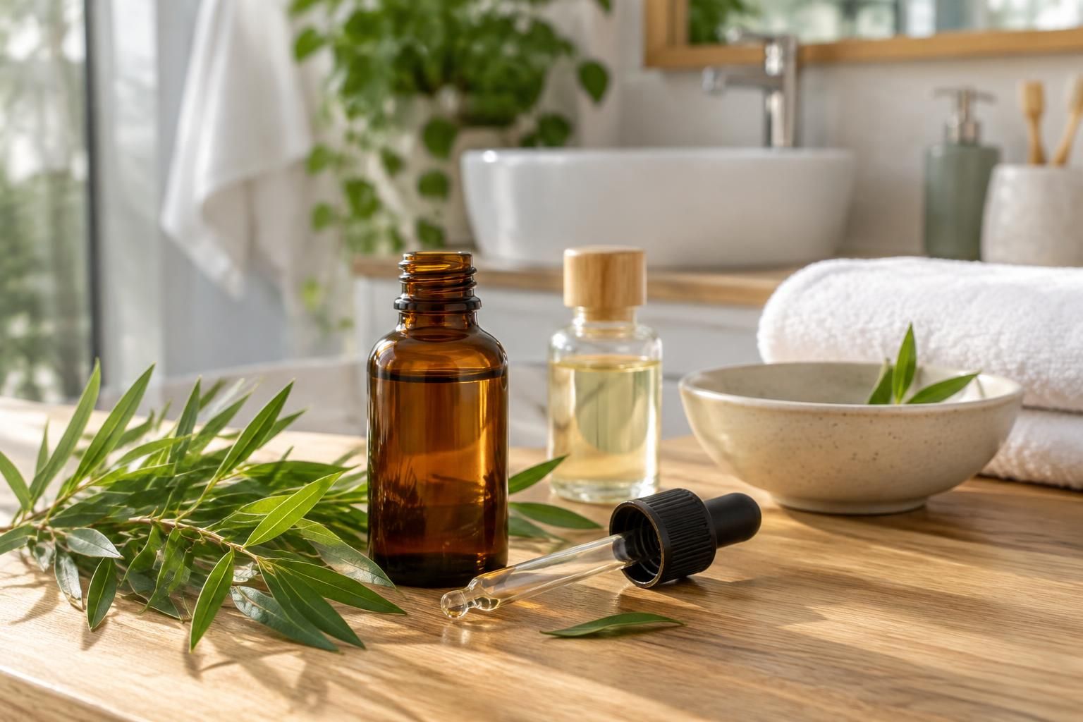 découvrez les bienfaits de l’huile essentielle de tea tree et apprenez comment l’intégrer à votre routine quotidienne en toute sécurité.