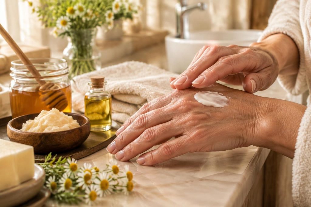 découvrez les remèdes de grand-mère pour apaiser les mains très sèches et retrouver une peau douce, nourrie et confortable.